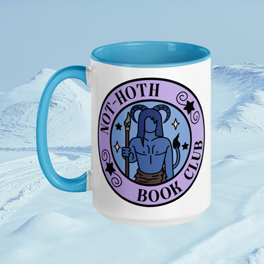 CrescentCatCo - Not Hoth Book Club Mug | Alien Smut Bookish Mug | Sci Fei Monster Romance Coffee Cup | Barbarian Book Lover Gift | Ice Planet Merch - The Secret Garden Bookery