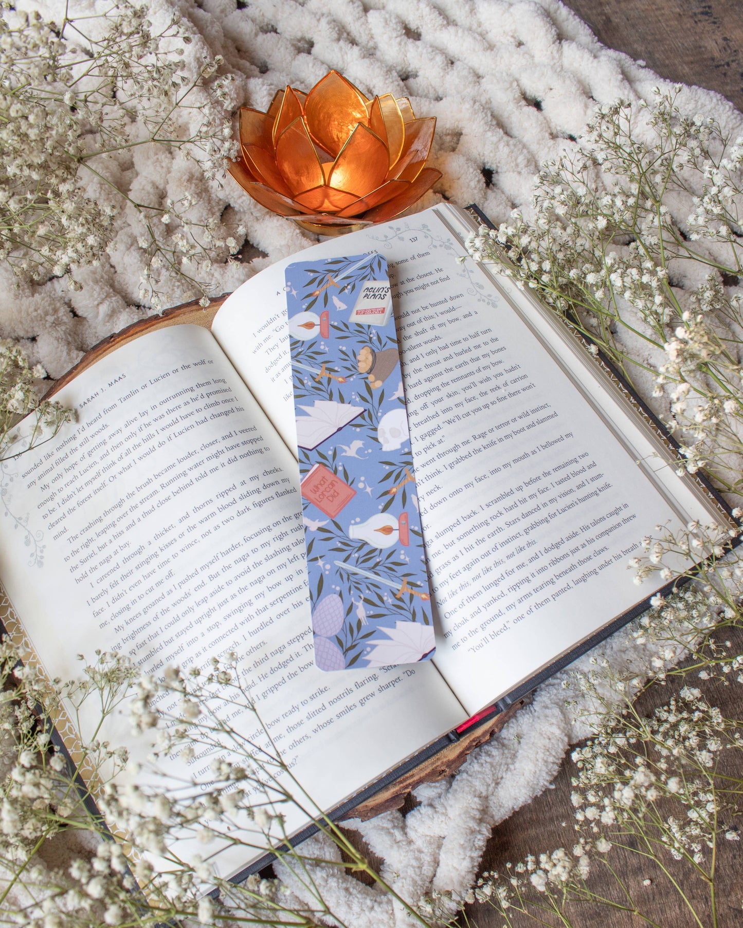 Meaggie Moos - Throne of Glass 2x8 Bookmark | Glossy - The Secret Garden Bookery