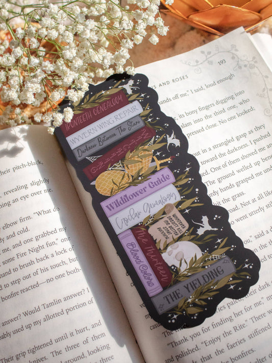 Meaggie Moos - Manon's Bookshelf Bookmark | Throne of Glass - The Secret Garden Bookery