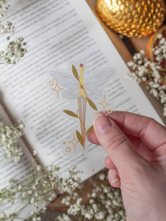 Meaggie Moos - Fantasy Faerie Dagger Bookish Vinyl Waterproof Sticker - The Secret Garden Bookery