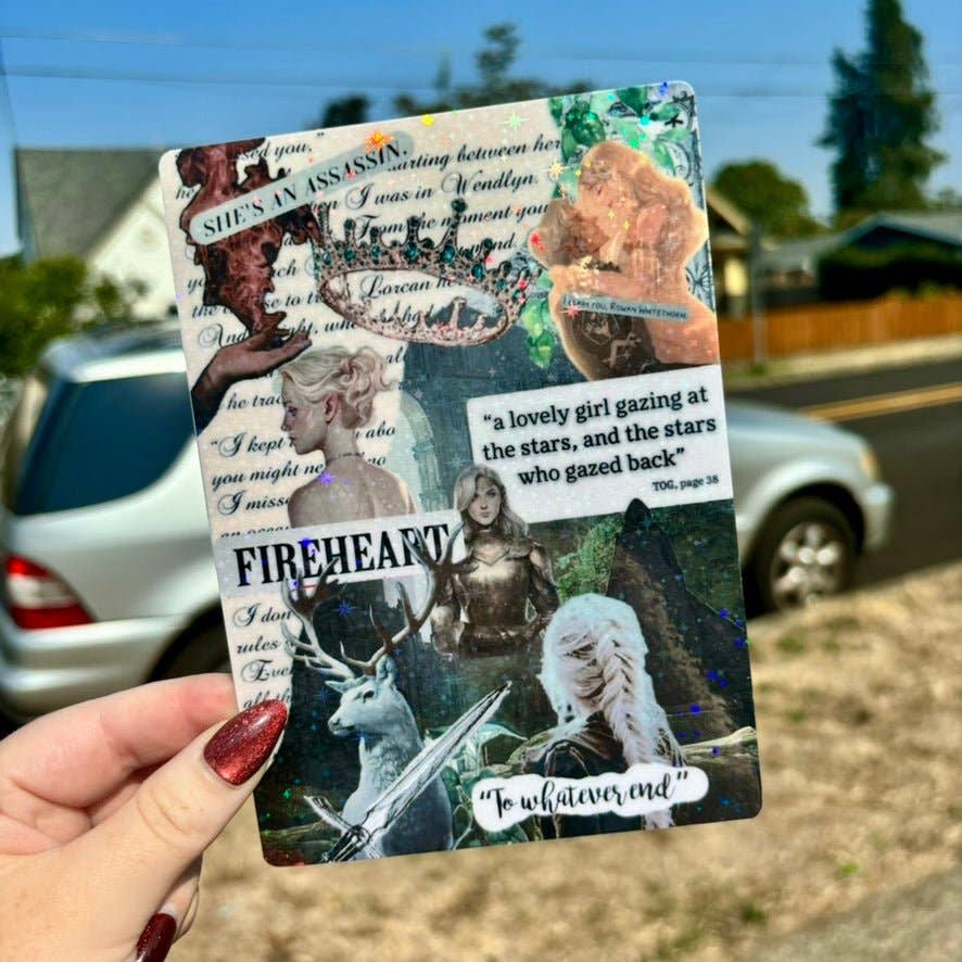 Awfullynerdy.co - Throne of Glass Inspired Collage Kindle Paperwhite Insert