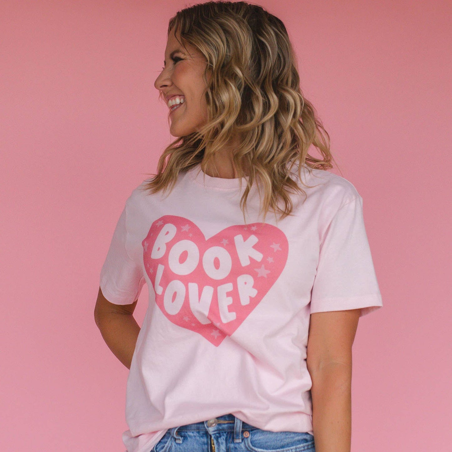 Pippi Post - Book Lover - Pippi Tee - Blush - The Secret Garden Bookery