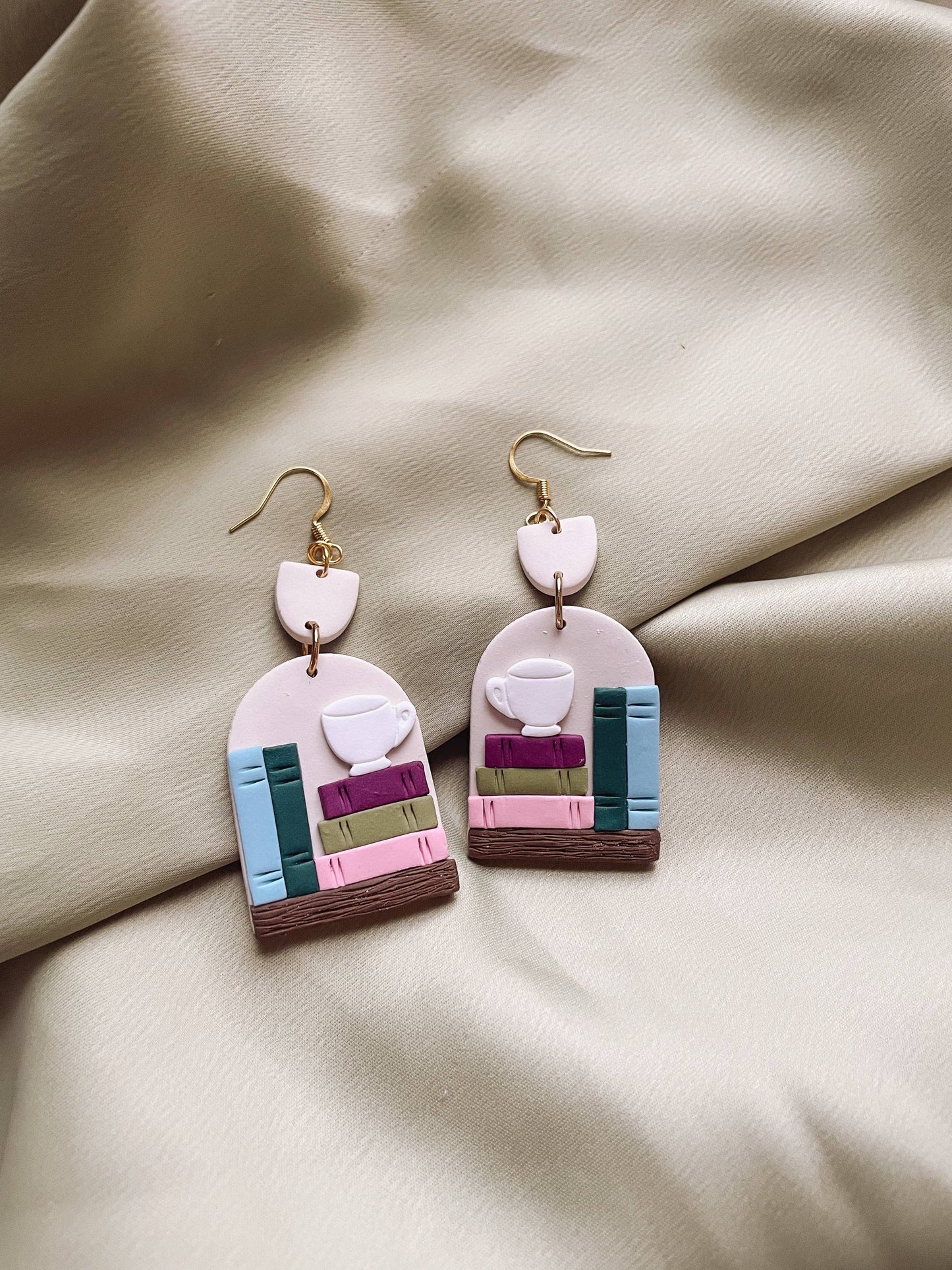 Placed by Grace - Coffee Shop Book Earrings