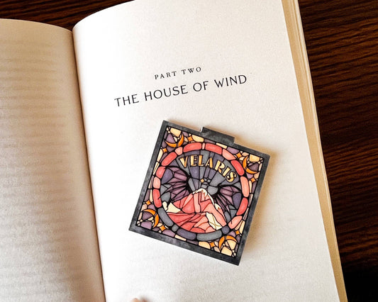 Well Read Babes - Magnetic Bookmark - Velaris Stained Glass Bookish Gift - The Secret Garden Bookery