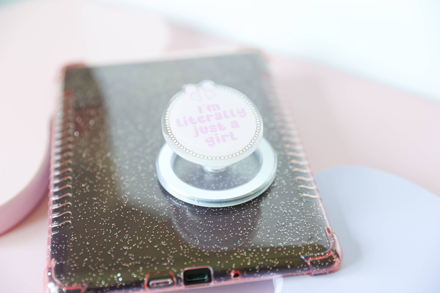 I’m Literally Just a Girl Kindle Grip – Book Lover Gift