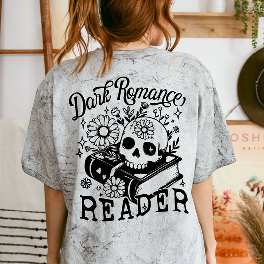 Spooky Deluxe Blind Date with a Book Box Gray T Shirt