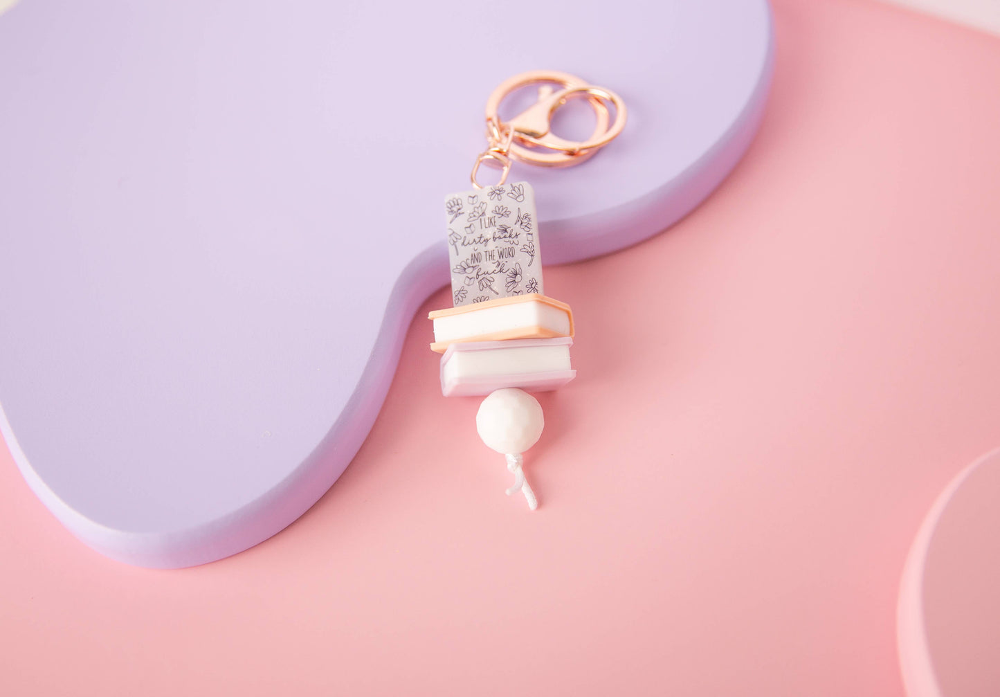 I Like Dirty Books Keychain – Spicy Reader Gift