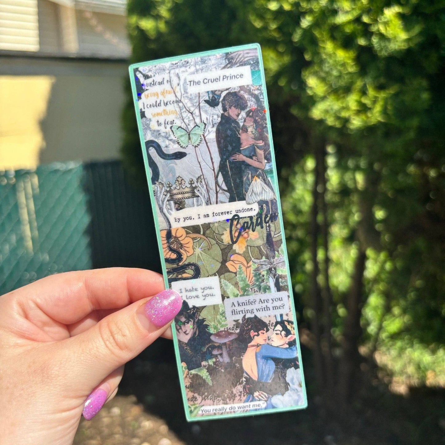 Awfullynerdy.co - Cruel Prince Collage Bookmark
