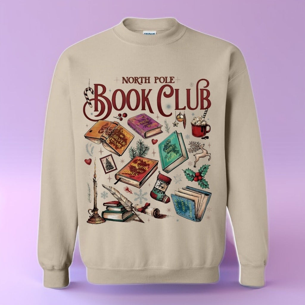 North Pole Book Club Sweatshirt