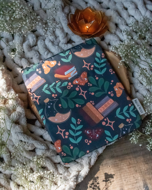 Meaggie Moos - Book / Tablet Sleeve | Burgundy Books - The Secret Garden Bookery