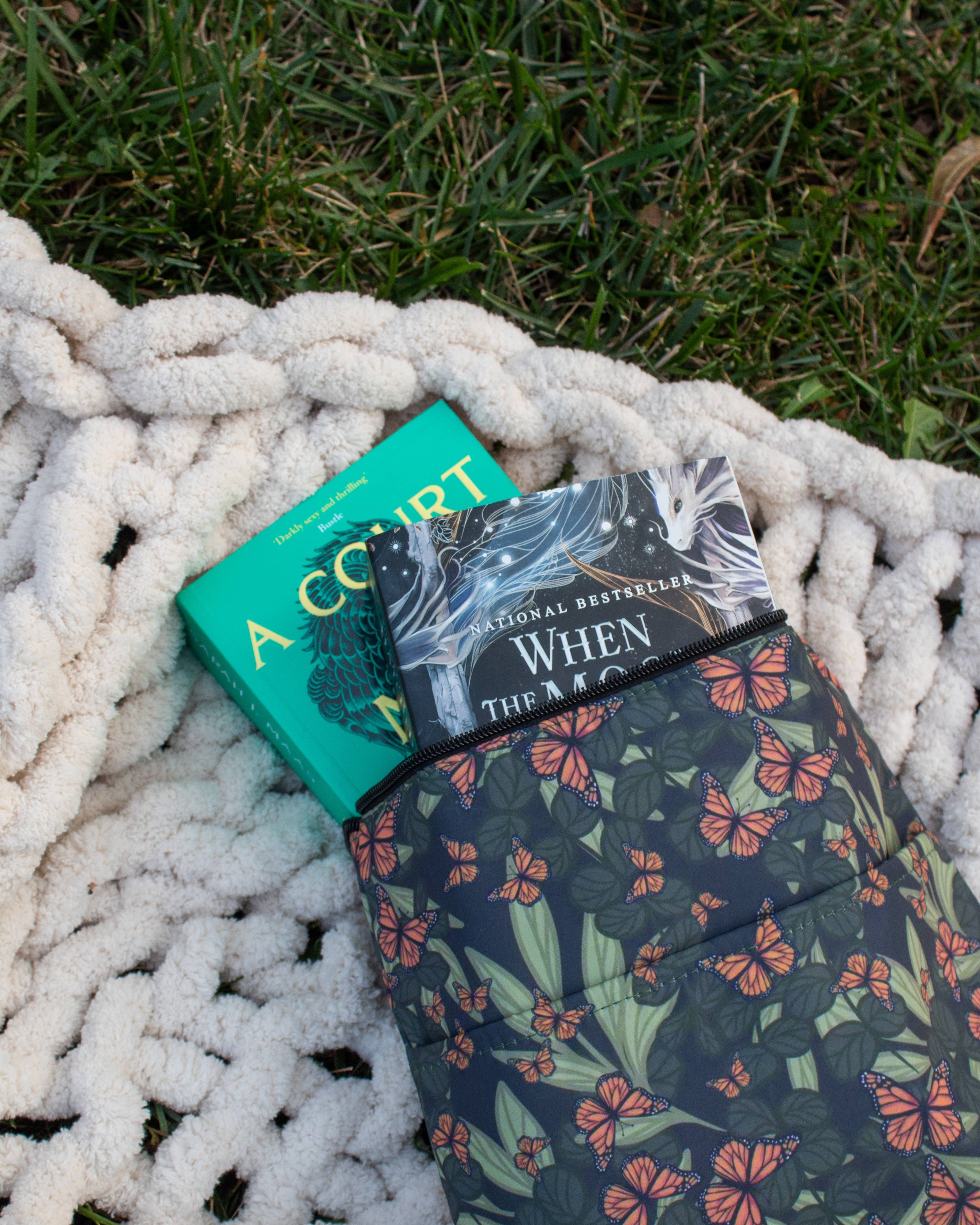 Meaggie Moos - Book / Tablet Sleeve | Butterfly Garden - The Secret Garden Bookery