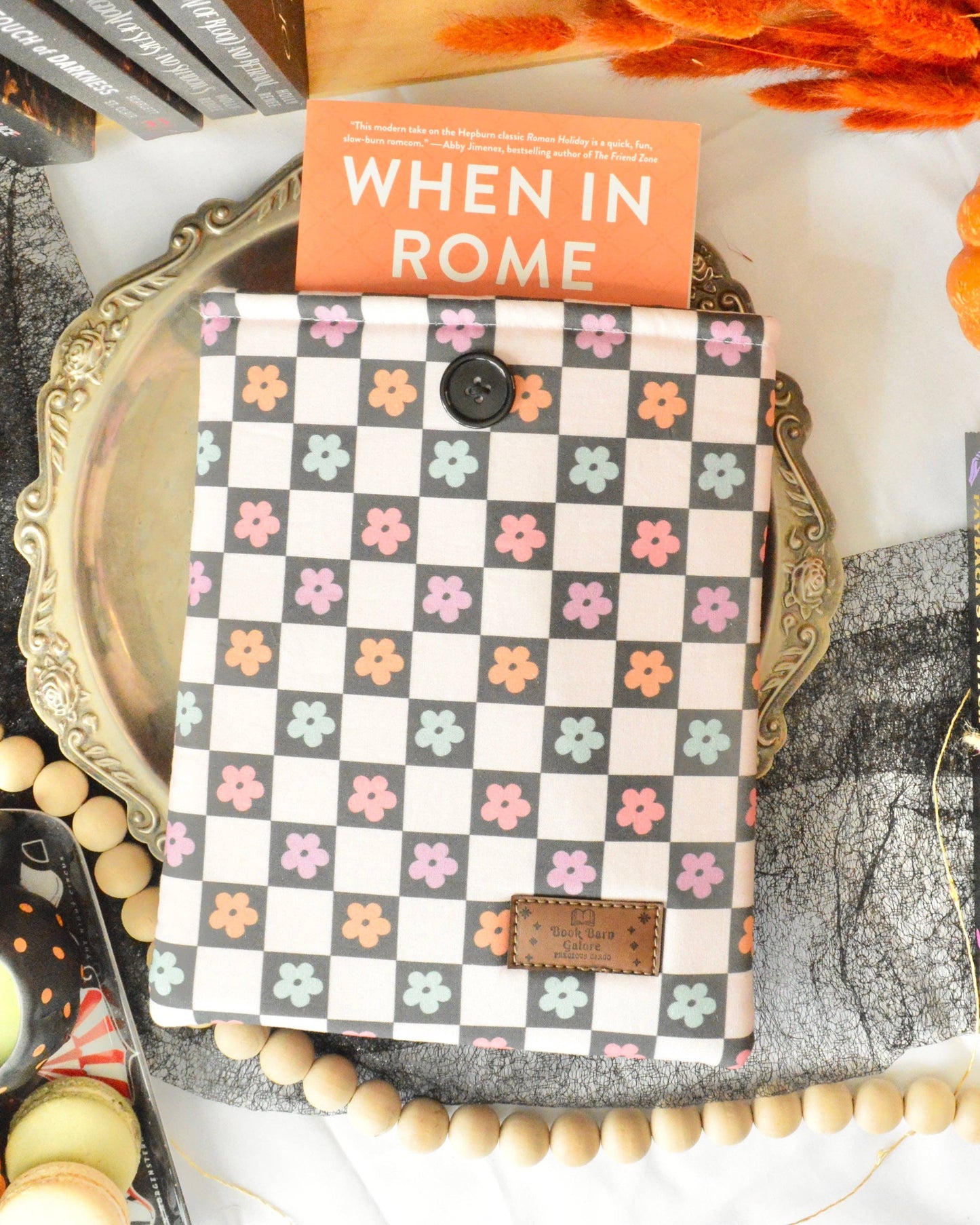 Book Barn Galore - Spooky Florals Book Sleeve - The Secret Garden Bookery