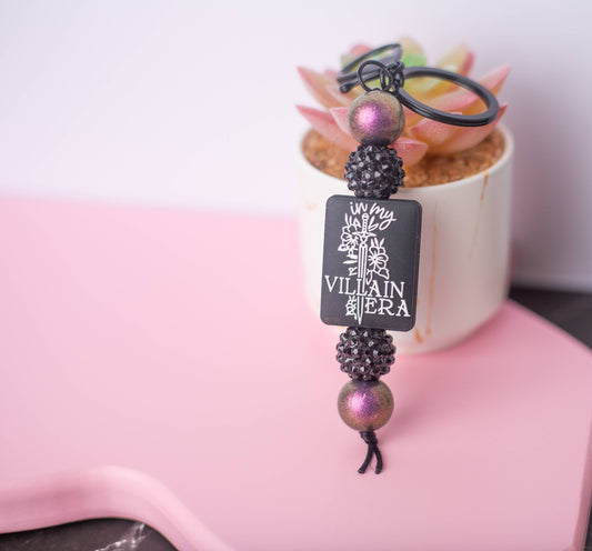 In My Villain Era Keychain-Book Lover Accessory 