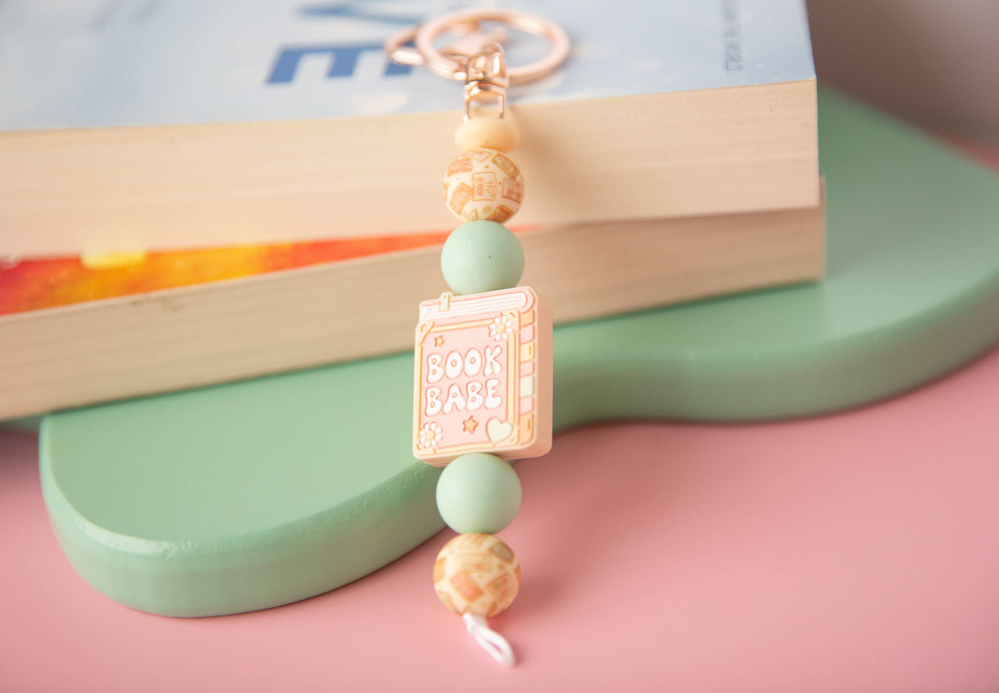 Book Babe Keychain-Book Lover Accessory