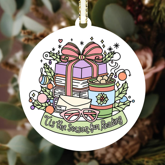 Book Christmas Ornament, Reading Bookish Gifts, Book Merch