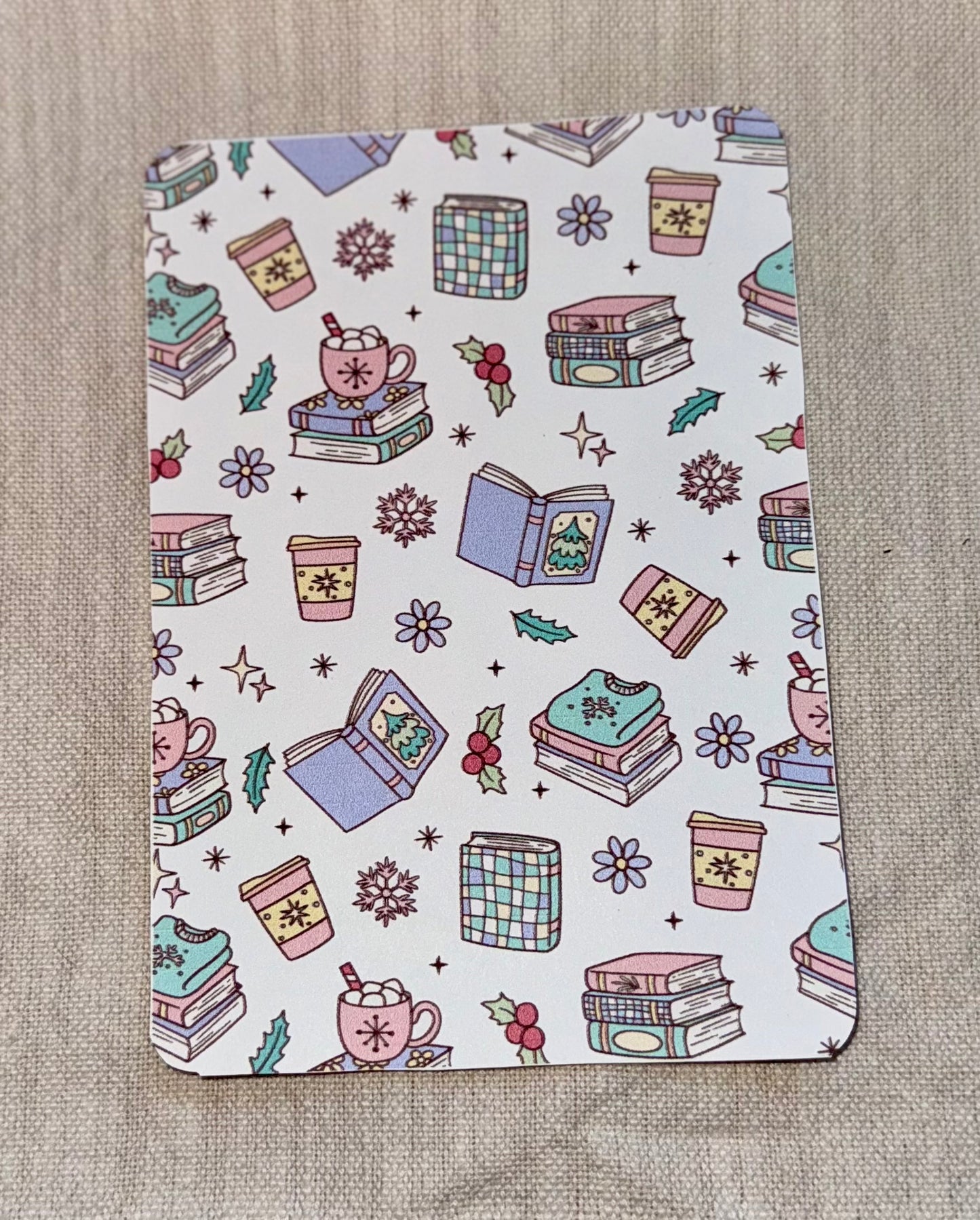 Winter Book Stack Kindle Basic Insert