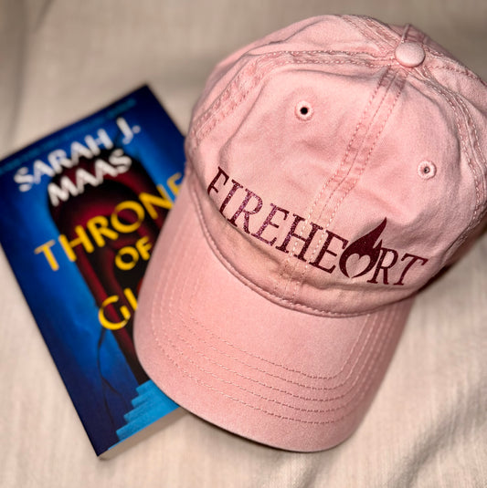 Fireheart Pink Distressed Baseball Hat