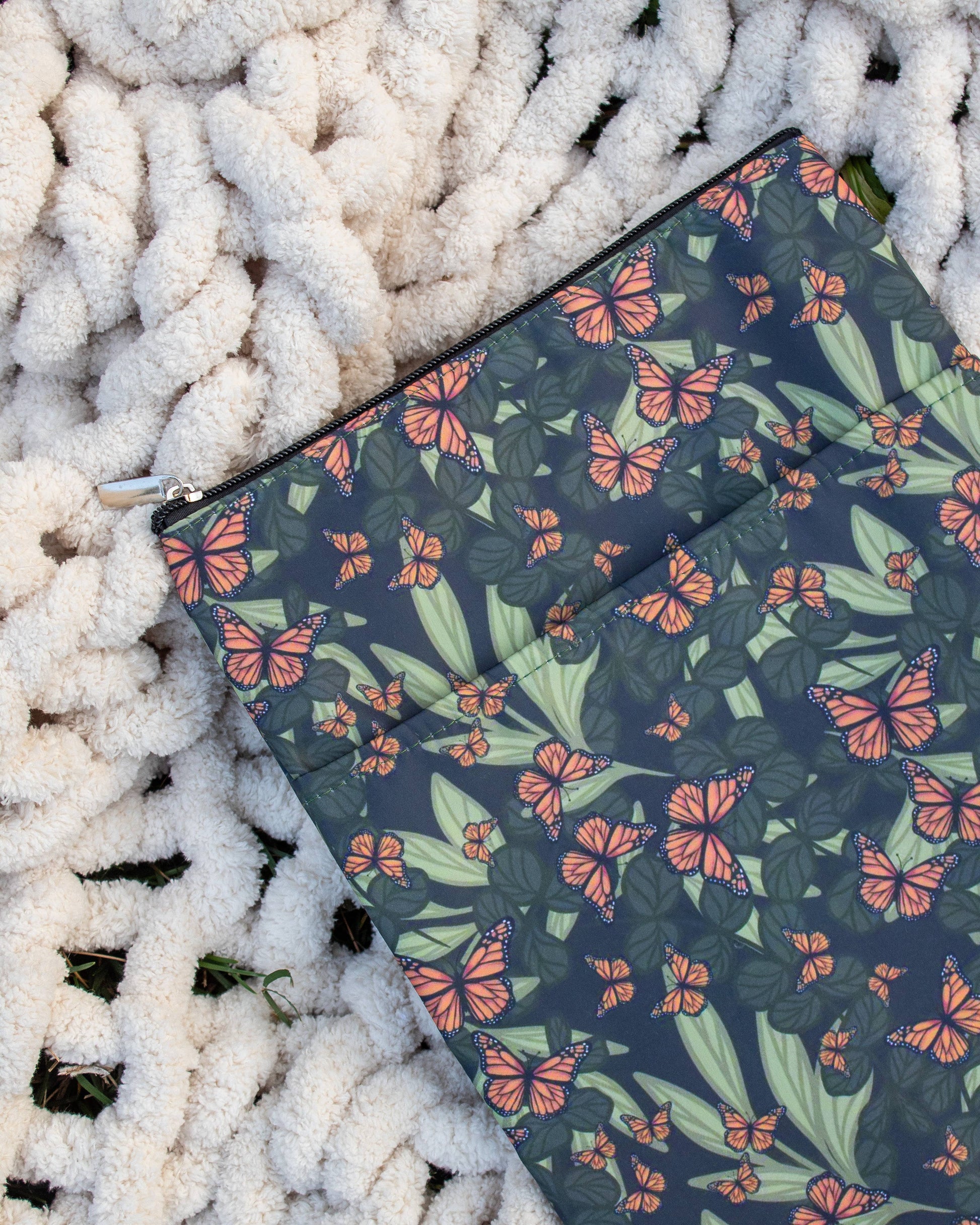 Meaggie Moos - Book / Tablet Sleeve | Butterfly Garden - The Secret Garden Bookery