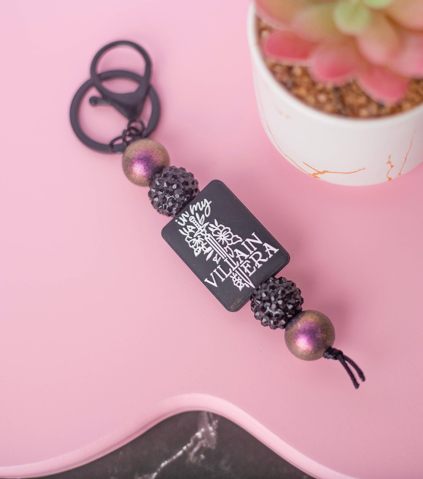 In My Villain Era Keychain-Book Lover Accessory 