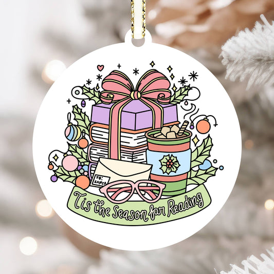 Book Christmas Ornament, Reading Bookish Gifts, Book Merch