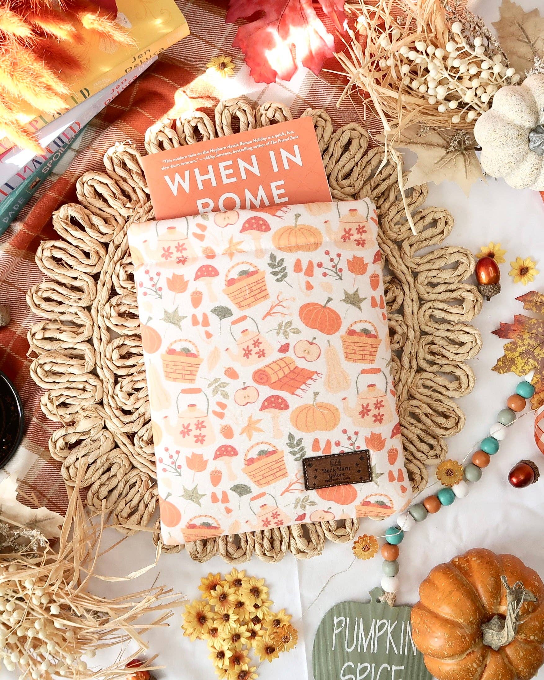 Book Barn Galore - Cozy Vibes Book Sleeve - The Secret Garden Bookery