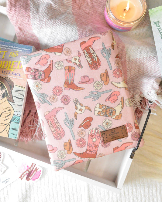 Book Barn Galore - Boots in Pink Book Sleeve - The Secret Garden Bookery