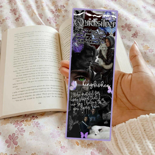 Awfullynerdy.co - Quicksilver Inspired Collage Bookmark - The Secret Garden Bookery