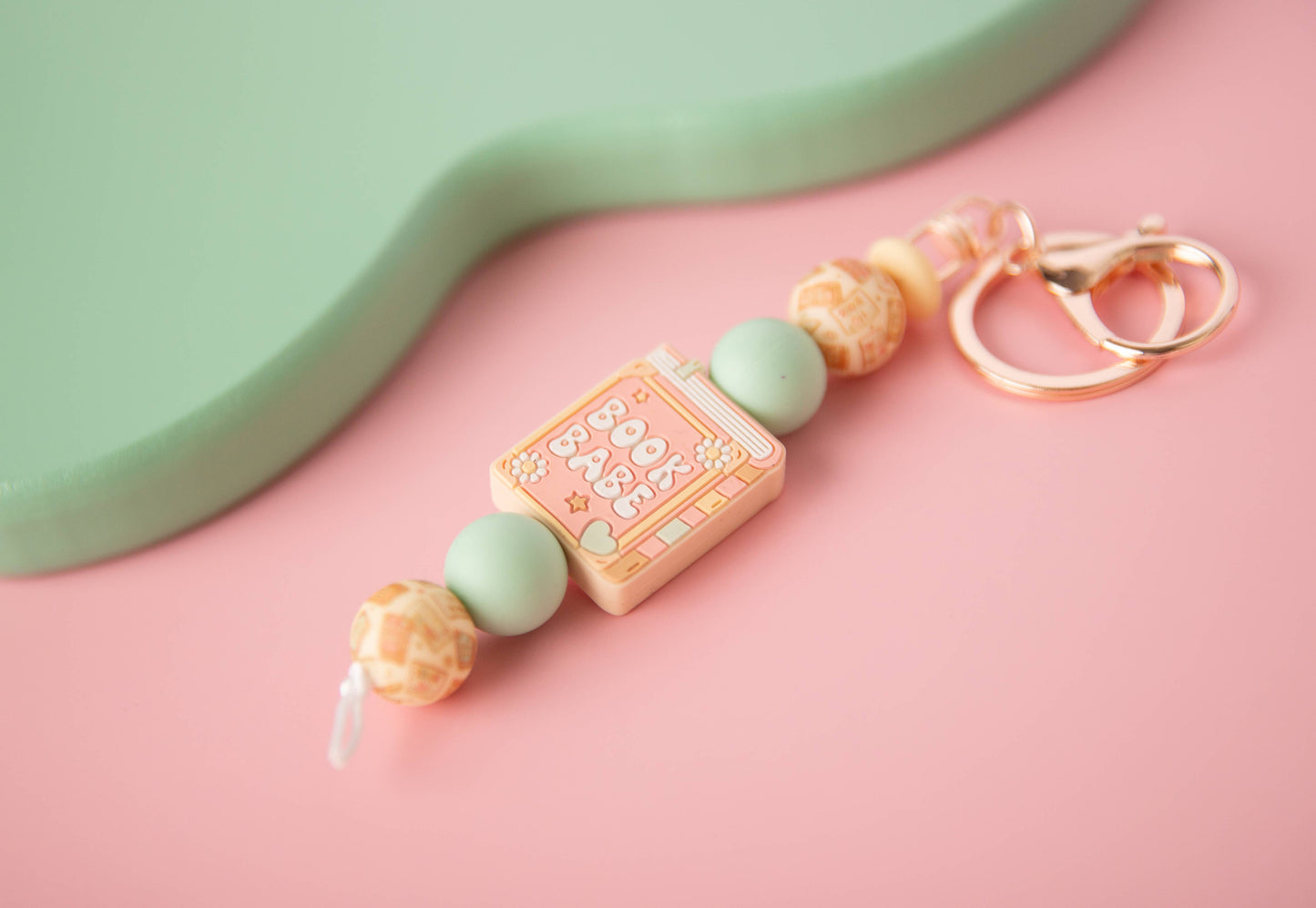 Book Babe Keychain-Book Lover Accessory